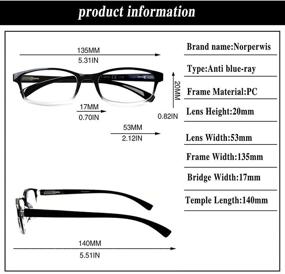 img 3 attached to 👓 5 Pack Computer Reading Glasses | Blue Light Blockers for Women & Men | Anti UV/Eye Strain/Glare | Flexible Readers