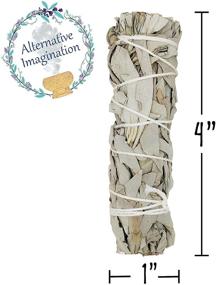 img 2 attached to 3 Pack of Alternative Imagination California White Sage Bundles – Slow Burning Spirit Sticks for Smudging, Meditation, and Cleansing House of Negative Energy – Purifying Smudge Sticks