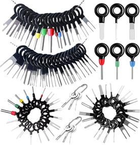 img 4 attached to 🔧 Vignee 82 Pcs Terminal Removal Key Tool: Efficient Car Pin Extractor and Wiring Crimp Connector Repair Kit