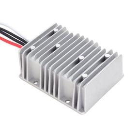 img 1 attached to uxcell Voltage Converter Regulator: DC 12V to DC 19V 15A 285W Step-Up Power Boost Transformer - Waterproof Design