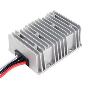 img 2 attached to uxcell Voltage Converter Regulator: DC 12V to DC 19V 15A 285W Step-Up Power Boost Transformer - Waterproof Design