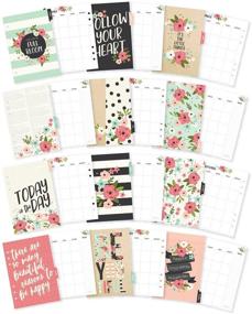 img 1 attached to 🌸 Carpe Diem A5 Bloom Monthly Planner Inserts by Simple Stories: Organize Your Schedule in Style!