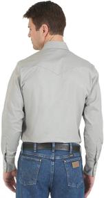 img 2 attached to 👔 Premium Performance Workshirt for Men - Wrangler Solid Clothing and Shirts