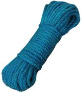 🎁 dragon sonic 100% natural color hemp rope(8mm): perfect diy decoration gift, 20 meters(65 ft) of blue elegance logo