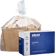 plasticplace w8ldc clear trash bags, 24 x 23,500 - optimize your search logo