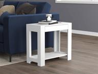 modern and functional safdie &amp; co. white accent end table with drawer - a practical addition to any living space logo