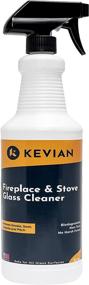 img 3 attached to Kevian Fireplace & Stove Glass Cleaner Kit - Powerful Glass Cleaner for Soot, Creosote, Smoke, and More - Includes Reusable Sponge and Terry Cloth Towel for Efficient All-in-One Cleaning, 32oz Kit