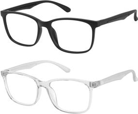 img 4 attached to Blocking Glasses Lightweight Computer Non Prescription Computer Accessories & Peripherals