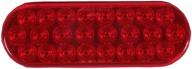 🚨 maxxima m63201r red 6" oval led warning flasher light: high-intensity safety flasher for increased visibility logo