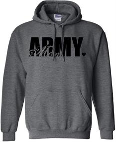img 1 attached to Army Hooded Sweatshirt Military Green
