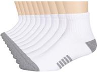 🧦 cushioned quarter eallco cotton athletic socks: maximum comfort for active lifestyle logo