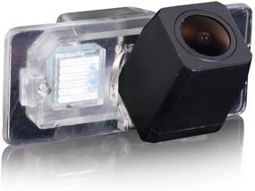 img 4 attached to 🚗LYNN HD Цветная автомобильная задняя видеокамера заднего вида CCD водонепроницаемая для автомобилей BMW 3 Series & E39 E53 X3 X5 X6 - Камера заднего вида с углом обзора 170 градусов