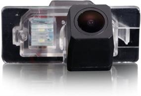 img 2 attached to 🚗LYNN HD Цветная автомобильная задняя видеокамера заднего вида CCD водонепроницаемая для автомобилей BMW 3 Series & E39 E53 X3 X5 X6 - Камера заднего вида с углом обзора 170 градусов