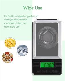 img 2 attached to 📏 ZENCRO Milligram Scale (50g/ 0.001g): Small Digital Pocket Kitchen Scale for Powder Medicine, Jewelry, Reloading, Herb, Food