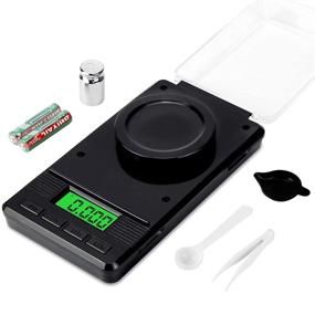 img 4 attached to 📏 ZENCRO Milligram Scale (50g/ 0.001g): Small Digital Pocket Kitchen Scale for Powder Medicine, Jewelry, Reloading, Herb, Food