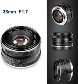 img 2 attached to 📷 Meike 35mm F1.7 Manual Focus Prime Lens for Sony E-Mount Mirrorless Cameras (APS-C): NEX 3, 3N, 5, 5T, 5R, 6, 7, A6600, A6400, A5000, A5100, A6000, A6100, A6300, A6500, A3000