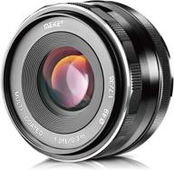 📷 meike 35mm f1.7 manual focus prime lens for sony e-mount mirrorless cameras (aps-c): nex 3, 3n, 5, 5t, 5r, 6, 7, a6600, a6400, a5000, a5100, a6000, a6100, a6300, a6500, a3000 logo