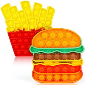 img 4 attached to 🍔 I-Techjoy Popping Sensory Children Hamburger: A Fun and Stimulating Toy for Kids!