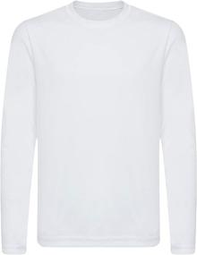 img 3 attached to 👕 Opna Youth Athletic Performance Long Sleeve Shirts - Moisture Wicking for Boys and Girls