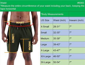 img 2 attached to Neleus Basketball Shorts Workout Running Sports & Fitness for Australian Rules Football