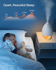 img 2 attached to 🌟 PROALLER 3-in-1 Himalayan Crystal Salt Lamp with Essential Oil Diffuser and Cool Mist Humidifier – Bedroom Air Machine with Auto Shutoff, 2 Changing Lights, 500ml Capacity (Essential Oil not included)