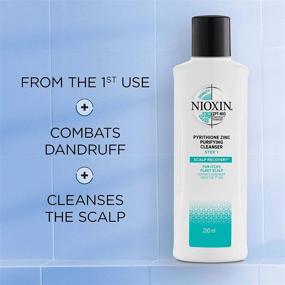 img 3 attached to 🧴 Nioxin Scalp Recovery System - Itchy, Flaky Scalp Relief, Anti-Dandruff Cleanser Shampoo, Conditioner