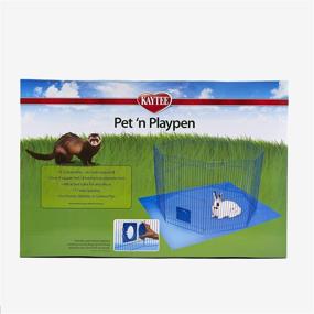 img 4 attached to 🐾 Discover the Ultimate Space for your Furry Friend: Kaytee FerretTrail Pet-N-Playpen Large