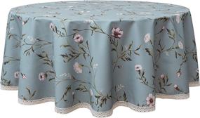 img 4 attached to Wewoch Waterproof Decorative Tablecloth- Ideal for All-Weather Usage!