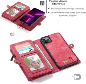 img 2 attached to Zttopo Wallet Case Compatible With IPhone 13 Pro Cell Phones & Accessories