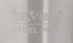 img 3 attached to 🍺 Set of 4 Klean Kanteen Single Wall Stainless Steel Pint Glasses - 10oz Capacity