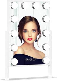 img 4 attached to Impressions Hollywood Tri Tone XL Makeup Mirror: Enhance Your Vanity Experience with 12 LED Bulbs and 360 Degree Swivel in White