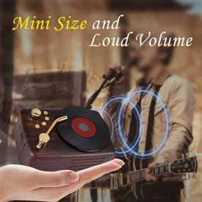 img 3 attached to GOOG Retro Wireless Stereo Speakers with FM Radio, High Volume, 8-Hour Playback, Bluetooth 5.0, TF Card/AUX/MP3 Music Player, Rechargeable Portable Vintage Speaker for Home Outdoor Travel