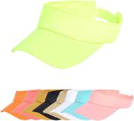 ultimate outdoor sports sun visor hat: ntlwkr adjustable velcro cap for men, women & adults логотип