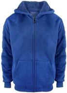 🧥 sherpa hoodie fleece sleeve sweatshirts: ultimate boys' clothing fashion logo