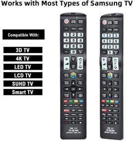 img 1 attached to 📺 Enhance Entertainment with Universal SM-1LC Remote for Samsung LCD LED HDTV 3D Smart TVs