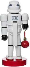 img 2 attached to 🌟 Kurt Adler Stormtrooper Nutcracker with Ball Ornament, 12-Inch SW6153L: Perfect for Star Wars Enthusiasts!