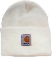 🧢 carhartt men's acrylic watch hat a18: durable and warm winter beanie logo