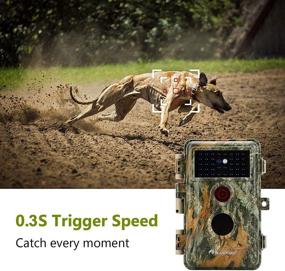 img 2 attached to ✨ 5-Pack Game & Trail Cameras: 24MP 1296P H.264 MP4 Video, Night Vision, Waterproof, Motion Activated