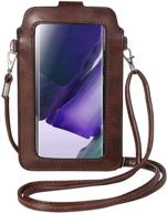 touch screen cell phone crossbody purse compatible for samsung galaxy s21 ultra / s21 / note 20 / a11 a31 a51 a71 f41 m11 m21 m31 / oneplus 8t nord n10 / nokia 1 logo