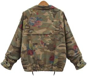 img 3 attached to HIENAJ Womens Anorak Military Jacket