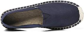 img 2 attached to Altxic Casual Painted Canvas Espadrilles Men's Shoes for Loafers & Slip-Ons