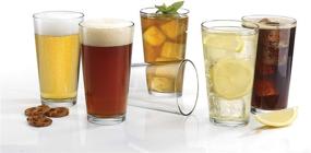 img 2 attached to 🍺 Luminarc Pub Beer Glass Set of 9 - 16-Ounce (Buy 8, Get 1 Free): Enjoy Quality Brews with Durable Glassware