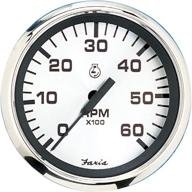 euro white standard ignition tachometer logo