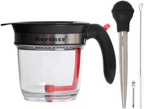 img 4 attached to 🍖 Rorence Roasting Gravy Set Separator: A Must-Have Tool for Perfectly Poured Gravy