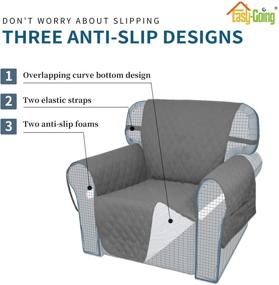 img 1 attached to Easy Going Waterproof Slipcover Furniture Protector Home Decor in Slipcovers