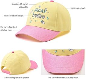 img 2 attached to 🧢 Настраиваемые повседневные гибкие бейсбольные аксессуары для мальчиков: шапки и кепки