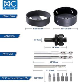 img 3 attached to MKC Recessed Carbide BI Metal Mandrel