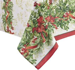 img 3 attached to 🎄 Enhance Christmas Spirit with Newbridge Traditions Holiday Tablecloth