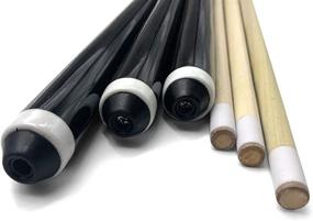 img 1 attached to VANLAN Billiard Sticks 2 Piece Hardwood