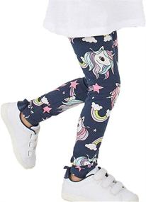 img 4 attached to Leggings Toddler Clothes Children Trousers Girls' Clothing